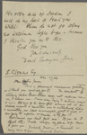 Jones, Father David, AL to. Dec. 27, 1906. Copy in Isabel Lyon's hand.