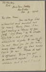Jones, Father David, AL to. Dec. 27, 1906. Copy in Isabel Lyon's hand.