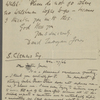 Jones, Father David Morgan, ALS to SLC. Nov. 9, 1906.