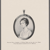 Frances Wade, daughter of William Wade and his wife Ann (Dean). From the miniature painted by E.G. Malbone. 