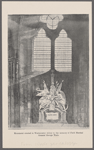 Monument erected in Westminster Abbey to the memory of Field Marshal General George Wade. 