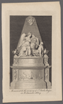 Monument to the memory of Sr. Charles Wager, at Westminster Abbey.