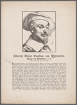 Albrechy Wenzel Eusebius von Wallenstein. Geb. d. 14. Sept. 1583, gest. d. 25. Febr. 1634.