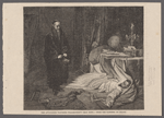 The astrologer watching Wallenstein's dead body.--From the painting by Piloty.