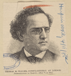 Thomas M. Waller, Consult-General at London. Photographed by Sarony.--[See page 234.]