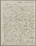 [Emerson, Ralph] Waldo, ALS to. Oct. 17, 1843.