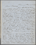[Emerson, Ralph] Waldo, ALS to. Feb. 23, 1848