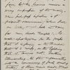 [Thoreau], H[elen], letter to, copy in the hand of  Ralph Waldo Emerson. Oct. 27, 1837.