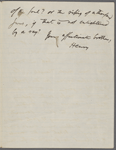 [Thoreau], H[elen], letter to, copy in the hand of  Ralph Waldo Emerson. Oct. 27, 1837.