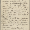 [Blake, Harrison G. O.], letter to, copy in the hand of Ralph Waldo Emerson. Mar. 27, 1848.
