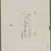 Blake, H[arrison] G. O., holograph cover for letter to. Oct. 14, 1854