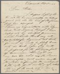 [Thoreau], Helen, ALS to. Oct. 6, 1838.