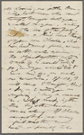 [Thatcher, George A.?], ALS to. Jul. 11, 1857.