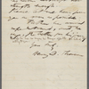 [Thatcher, George A.?], ALS to. Jul. 11, 1857.