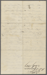 [Thatcher, George A.?], ALS to. Jul. 11, 1857.