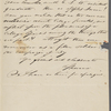Vose, Henry, ALS to. Oct. 13, 1837.