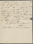 Vose, Henry, ALS to. Oct. 13, 1837.