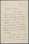 Cholmondeley, Thomas, ALS to HDT. Oct. 3, [1855].
