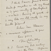 Cholmondeley, Thomas, ALS to HDT. Oct. 3, [1855].