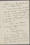 Cholmondeley, Thomas, ALS to HDT. Oct. 3, [1855].