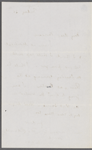 Cholmondeley, Thomas, ALS to HDT. [Nov.] 26,[1858].