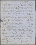 [Higginson, T. W.], ALS to. Jan. 28, 1858.