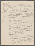 Production notes, including handwritten script drafts and set sketches, related to Happy Days