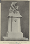 Der mit dem ersten Preis gekrönte Entwurf für da Rudolph=Virchow=Denkmal in Berlin von Fritz Klimsch. Nach einer photographischen Ausnahme von Franz Linkhorst in Berlin.