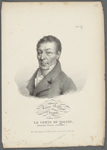 Institut Royal de France. Académie française. Le Comte de Volney, (Constantin-François, Chassebeuf.) Né à Craon (Mayenne)le 3 Février 1757, élu en 1795, mort le 25 Avril 1820.