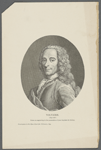 Voltaire. (1694-1778.) From an engraving in the possession of Jean Baptiste de Poilley.