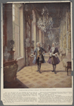 Friedrich der Grosse und Voltaire in Sanssouci. Nach einem Gemälde von G. Schöbel.