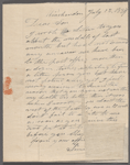 To Daniel B. Stearns from father Simeon Stearns, 12 July 1837