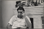 Walter Silver in his Seventh Avenue apartment