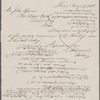 Johnson, L., & Co., ALS to John Thoreau. May 27, 1856.