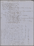 Monroe, Francis, ALS to William Brown. Dec. 4, 1854.