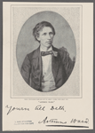 "Artemus Ward." Yours till deth, Artemus Ward [signature]. From a photograph made and lent by James F. Ryder, taken about 1857.