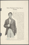 Booker Washington as Hampton student. 