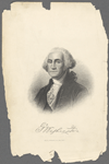 G. Washington [signature]. From the painting by Gilbert Stuart.
