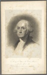 From the original Picture in the Boston Athenaum taken from life in 1795. Engraved for Irving's life of Washington. 