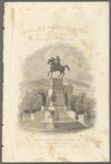The Washington monument, Richmond, Va. Thomas Crawford, sculptor. From a photograph & drawing made for Irving's Washington by J.W. Ehninger, N.Y.