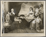 The Washington Family. George Washington [his?] Lady and her two grandchildren by the name of Custis.