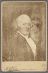 James Watson. No. 6. State St. N.Y. from a painting by Col. Trumbull taken about the year 1800: for his friend Samuel M. Hopkins. Oct. 12 1883. Presented to Col. James Watson Webb by Woolsey R. Hopkins, Orange, N.J. 