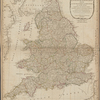 A new and compendious map of England and Wales,  wherein all the great, direct and cross roads are carefully inserted