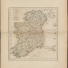 Ireland, divided into its four provinces; subdivided into counties