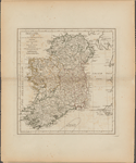 Ireland, divided into its four provinces; subdivided into counties