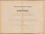 Topographische Karte der Schweiz [title page]
