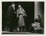 Cecil Humphreys, Raymond Massey, and Gertrude Lawrence in the stage production Pygmalion.