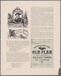 General Anthony Wayne. From songs of the people, published by Geo. B. Zieber & Co., Philadelphia, 1848... No flag but the old flag (1861). An old favorite...