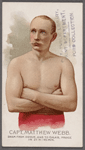 Capt. Matthew Webb. Swam from Dover, Eng. to Calais, France in 21 H-45 min.