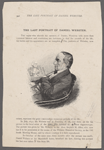 The last portrait of Daniel Webster.